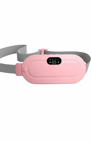 Cordless Electric Heating & Massage Belt for Period Pain Relief | USB Rechargeable Portable Heating Pad