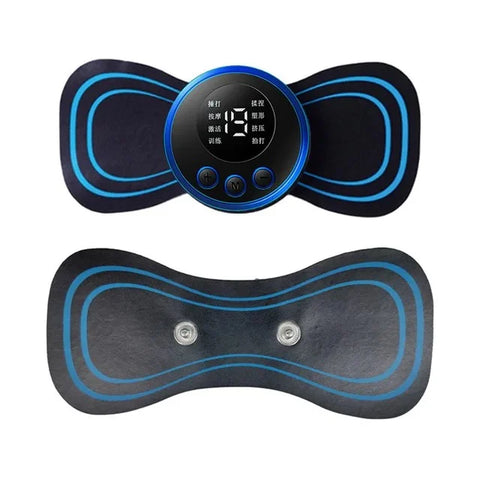 Smart EMS Muscle Stimulator Massager | USB Rechargeable Wireless Neck, Shoulder & Body Massage Pad