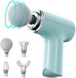 Mini Massage Gun – Portable Deep Tissue Muscle Massager with 4 Massage Heads | USB Rechargeable