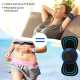 Smart EMS Muscle Stimulator Massager | USB Rechargeable Wireless Neck, Shoulder & Body Massage Pad