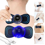 Smart EMS Muscle Stimulator Massager | USB Rechargeable Wireless Neck, Shoulder & Body Massage Pad
